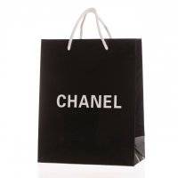 Пакет Chanel черный 25х20х10 оптом в Екатеринбург 