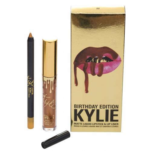 Набор Kylie Birthday Edition матовый блеск+карандаш